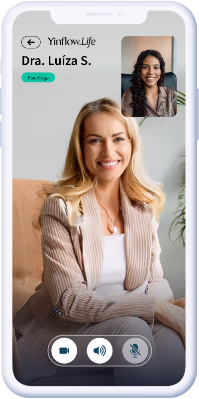 Consulta online com psicóloga da Yinflow.Life.